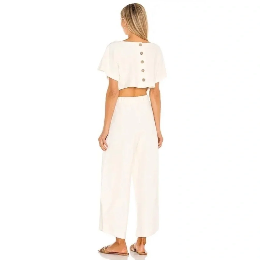 NWT Set  Free People x Revolve Changing Tides crop top and pants 2 piece set